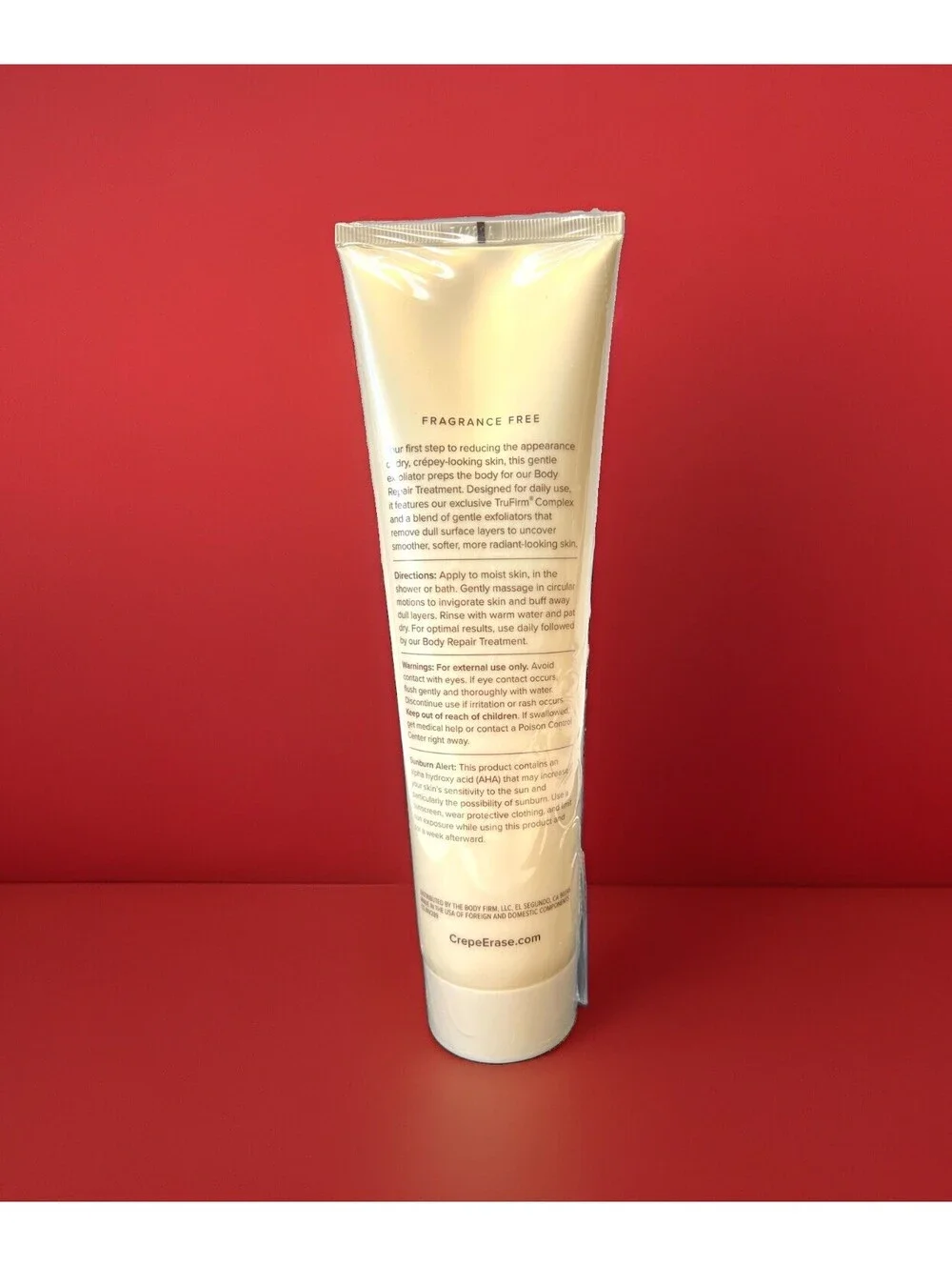 BODY FIRM Crepe Erase Body Refining Exfoliant 10 fl oz ~ New & Sealed